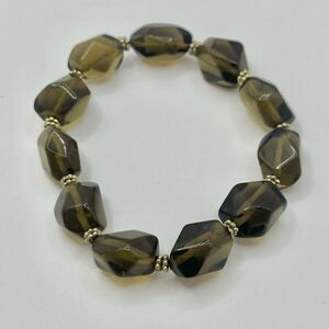 Glass beaded stretchy bracelet